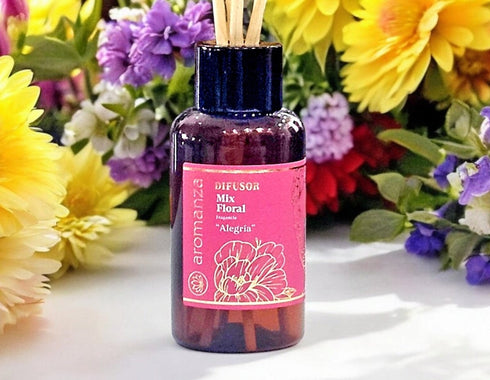Difusor Aromático Aromanza 60 ML Mix Floral